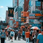 Photo crowded street